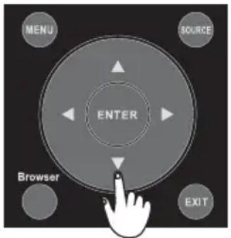 MENU SOURCE ENTER Browser EXIT