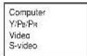 TOSHIBA TDP-D2 - Select Input. - 2