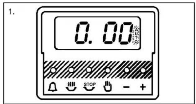 1. 0.00 STOP - +