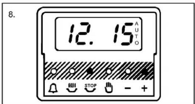 8. 12.15 AUTO STOP - +
