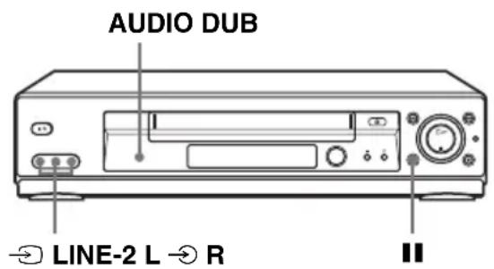 AUDIO DUB LINE-2 L R