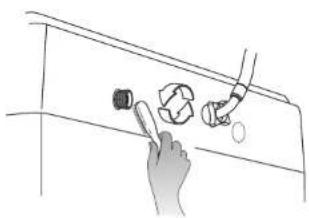 Ramtons RW/135 - Cleaning of water inlet hose joint - 1