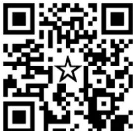 QR code with a central star symbol, likely linking to a digital resource or webpage.