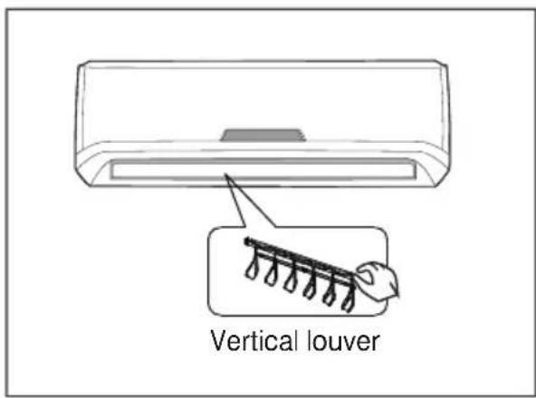 Vertical louver