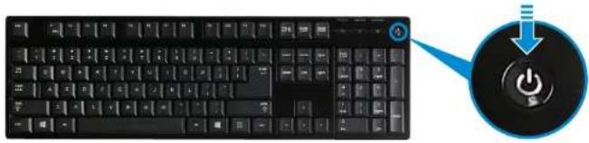 SAMSUNG DM300A2A - Press the Power button to turn the computer on. Power indicator is lit while the computer is turned on. - 2
