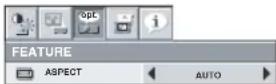 MITSUBISHI SD510U - To cancel the menu: - 1