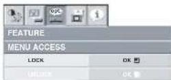 MITSUBISHI SD510U - To enable the password function: - 1