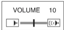 MITSUBISHI SD510U - Volume from the speaker - 1