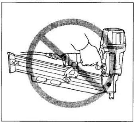 Illustration of a hand using a tool to interact with a mechanical device, enclosed in a circular border (no text or symbols)