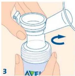 PHILIPS Construct - How to assemble the ISIS Manual Breast Pump - 4
