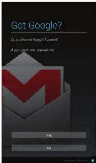 Got Google? Do you have a Google Account? If you use Gmail, answer Yes. Yes No