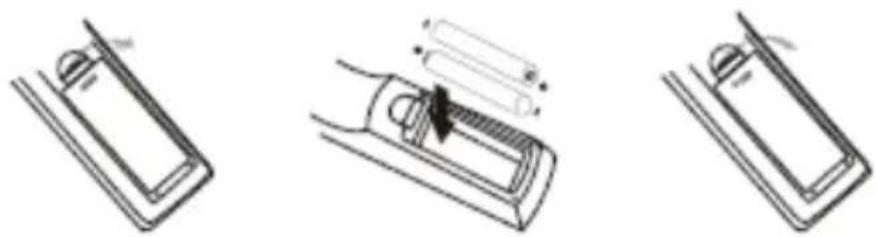 Engel Axil RT0302 - INSTALAR LAS PILAS EN EL MANDO A DISTANCIA - 1
