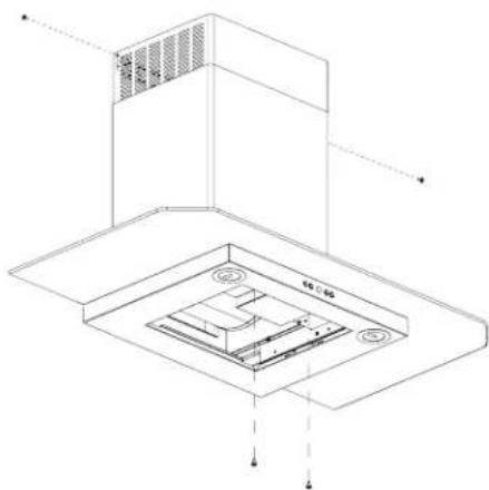 Mabe IO9008CII1 - Instale la cubierta del ducto - 2