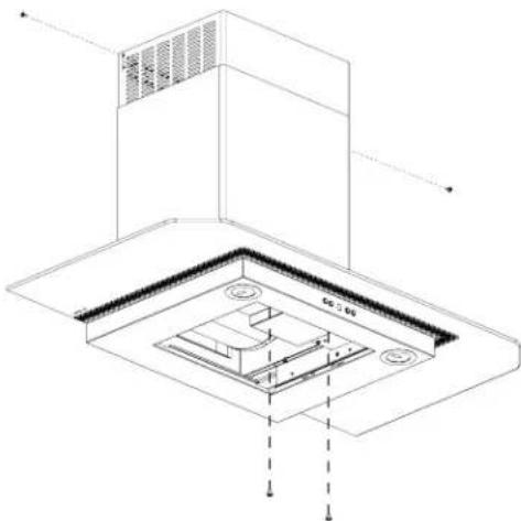 Mabe IO9008CII1 - Instale la cubierta del ducto - 2