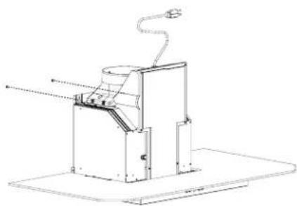 Mabe IO9008CII1 - ADVERTENCIA: SE REQUIERE DE 2 PERSONAS PARA LEVANTAR Y COLOCAR LA CAMPANA EN LOS PERNOS (TORNILLOS) DE MONTAJE. - 1