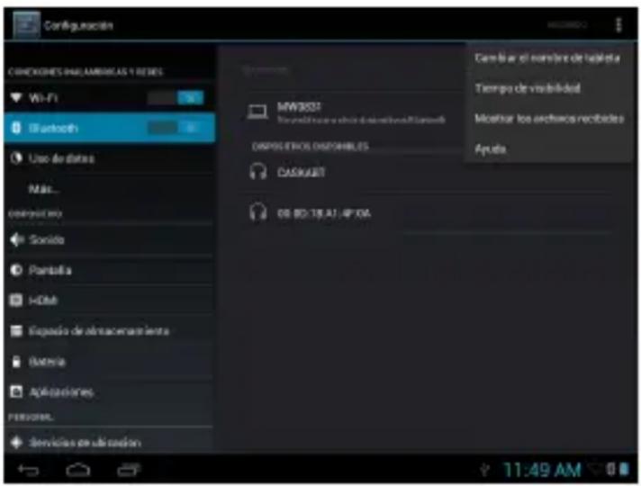 AOC MW1031-3GP - Activar Bluetooth - 1