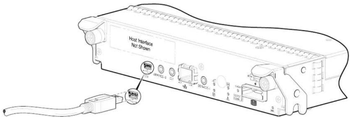 HP M0T31A - Configuración de las direcciones IP del puerto de red mediante el cable y el puerto CLI - 1