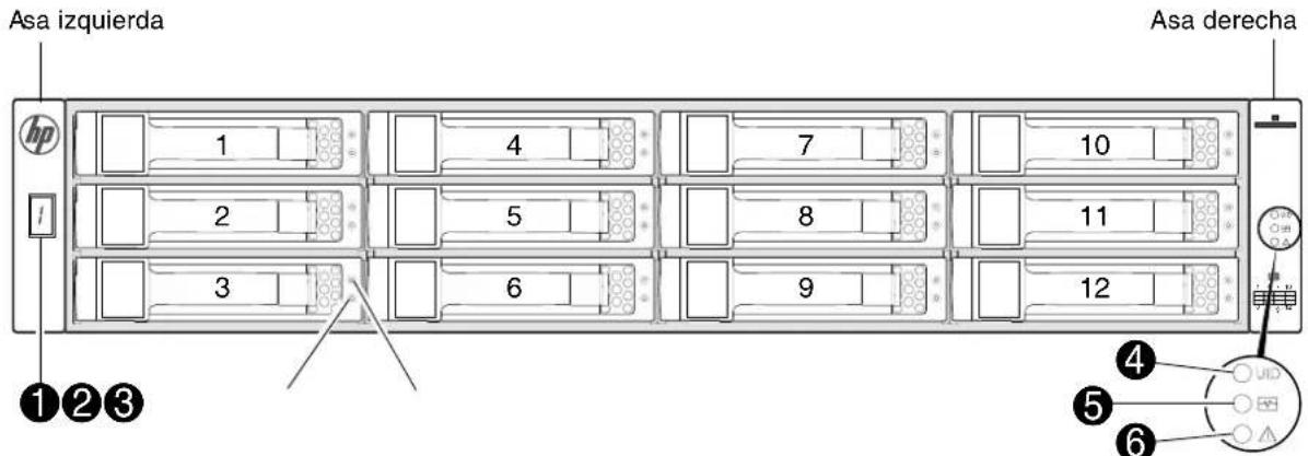 HP M0T31A - Receptáculo LFF o de expansión de 12 unidades compatible del array MSA 2040 - 1