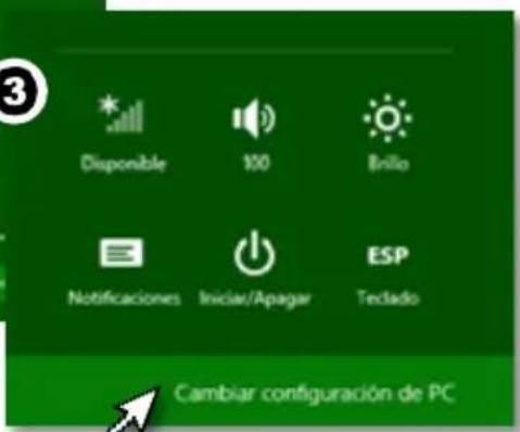 Disponible 100 Brillo Notificaciones Iniciar/Apagar ESP Tectado Cambiar configuración de PC