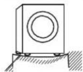BRANDT WM7140B - Elegir la ubicación adecuada para su lavadora - 2