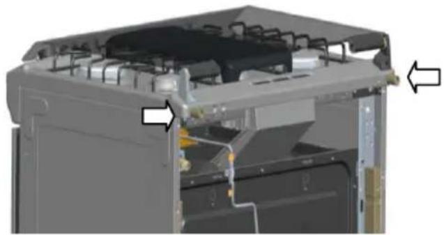 WHIRLPOOL NWF5050B - Instalación del espaciador cubierta (algunos modelos) - 2