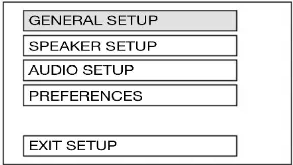 BELSON BS13080 - SETUP (INICIALIZACIÓN) SETUP MENU-PÁGINA PRINCIPAL - 1