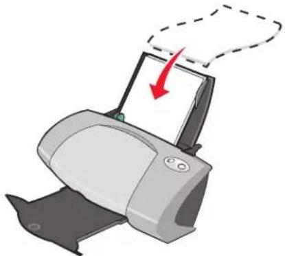 LEXMARK P700 - Paso 1: Carga del papel fotográfico - 1