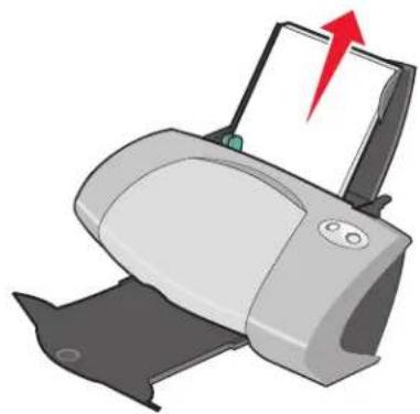 LEXMARK P700 - Paso 1: Carga del papel de banner - 1