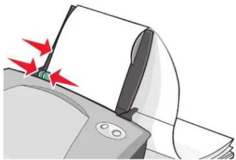 LEXMARK P700 - Paso 1: Carga del papel de banner - 3