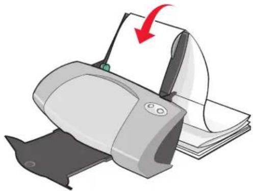 LEXMARK P700 - Paso 1: Carga del papel de banner - 2
