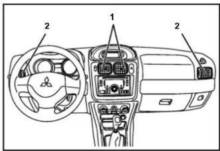 MITSUBISHI Pajero TR4 (2009) - Antena fixa sem articulação ou recolhimento - 1