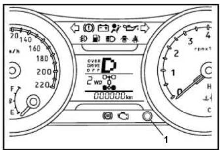 20 140 160 180 200 220 F R E OVER DRIVE O F F 2 wD 000000 km 1 3 4 rpm×1 1 C H ±1 C