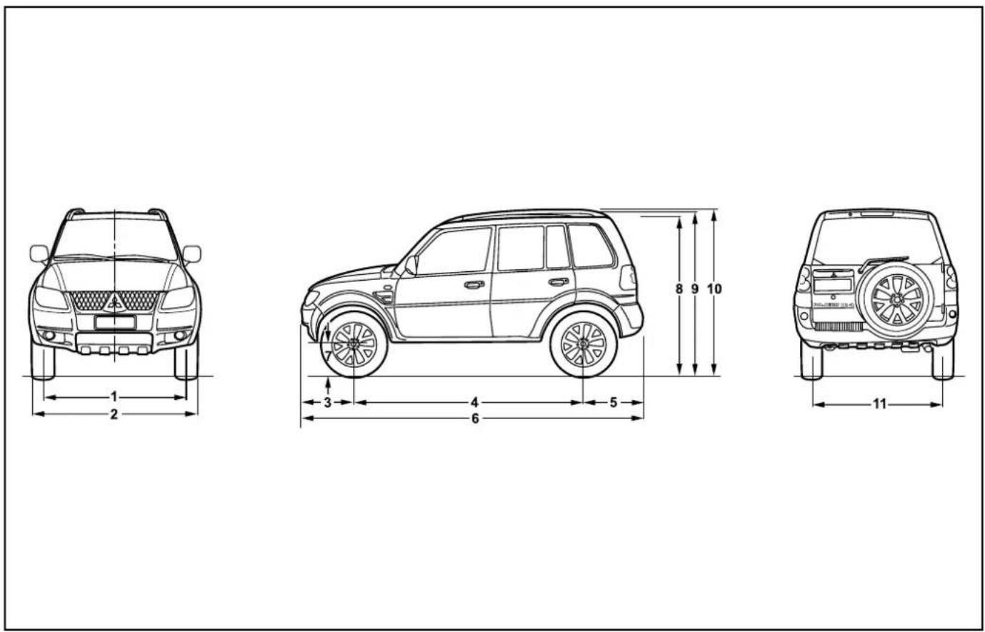 MITSUBISHI Pajero TR4 (2009) - Dados técnicos - 2