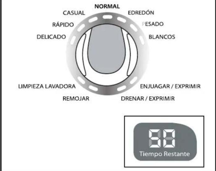 WHIRLPOOL 7MWTW5622BW - Presionar ENCENDIDO/APAGADO para encender la lavadora - 2