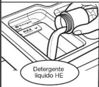 Detergente líquido HE
