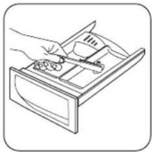ZANUSSI ZWH 7103 P - Limpar a gaveta do detergente - 2