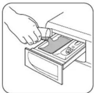 ZANUSSI ZWH 7103 P - A aba está para baixo e deseja utilizar detergente em pó: - 2