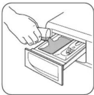 ZANUSSI ZWH 6103 P - A aba está para baixo e deseja utilizar detergente em pó: - 2