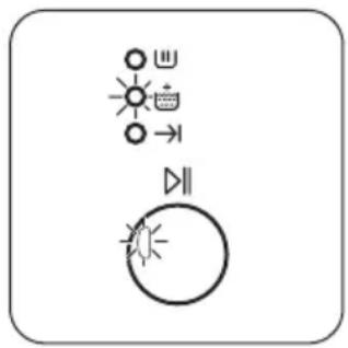 ZANUSSI ZWH 6103 P - La luz del botón 6 parpadea y la luz 7.2 se enciende: Problemas con el desagüe - 1
