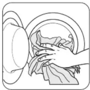 ZANUSSI ZWH 6103 P - Colocar a roupa no tambor - 1