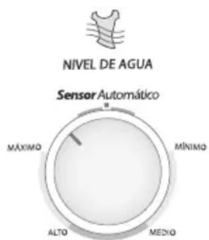 Easy LCF19385XBB - Selección del nivel de agua - 2