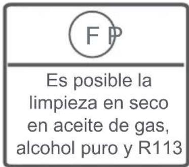 F P Es posible la limpieza en seco en aceite de gas, alcohol puro y R113