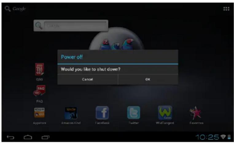 VIEWSONIC ViewPad E72 - Para establecer el dispositivo en el modo de suspensión - 1