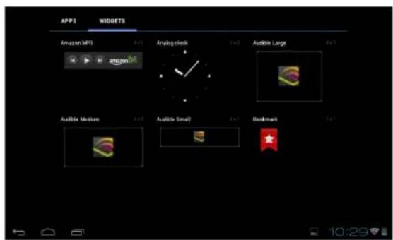 VIEWSONIC ViewPad E72 - Utilizar widgets - 4