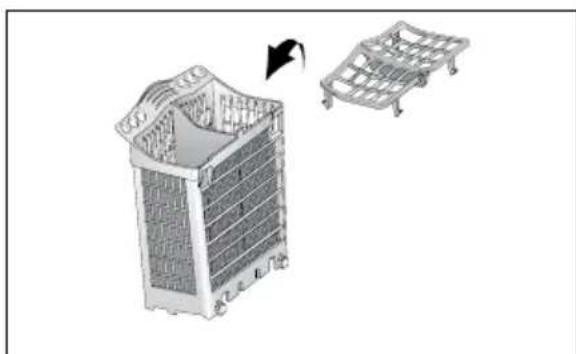 BEKO DFN 28321 W - Accesorio de la cesta para cubiertos (dependiendo del modelo) - 1