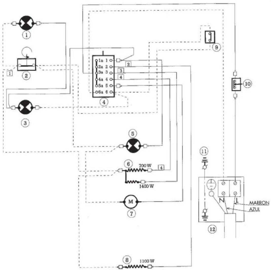 EDESA HC130LM - ESQUEMA ELECTRICO - 1
