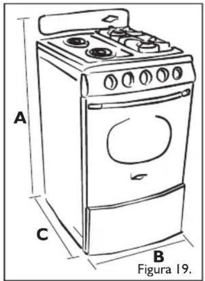 Haceb Arezzo F 60 ELEC NE 220 - Partes de la estufa con gabinete - 2