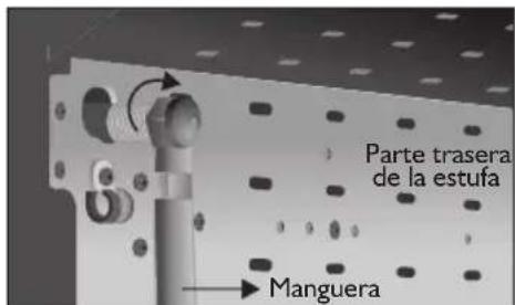Haceb Assento L V 50 GAS GN - Conexión al cilindro - 1