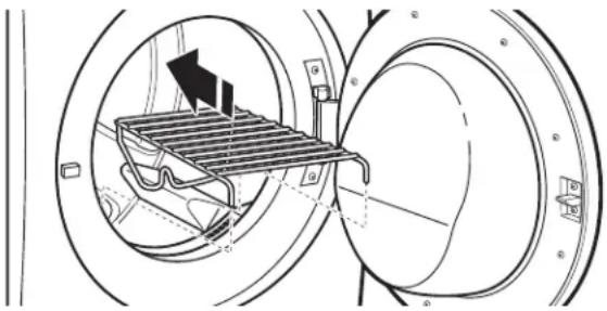 WHIRLPOOL 7MWGD95HEDU - Para usar el estante de secado: - 1