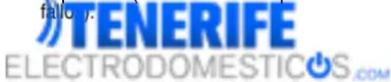 fallo .) TENERIFE ELECTRODOMESTICOS.COM